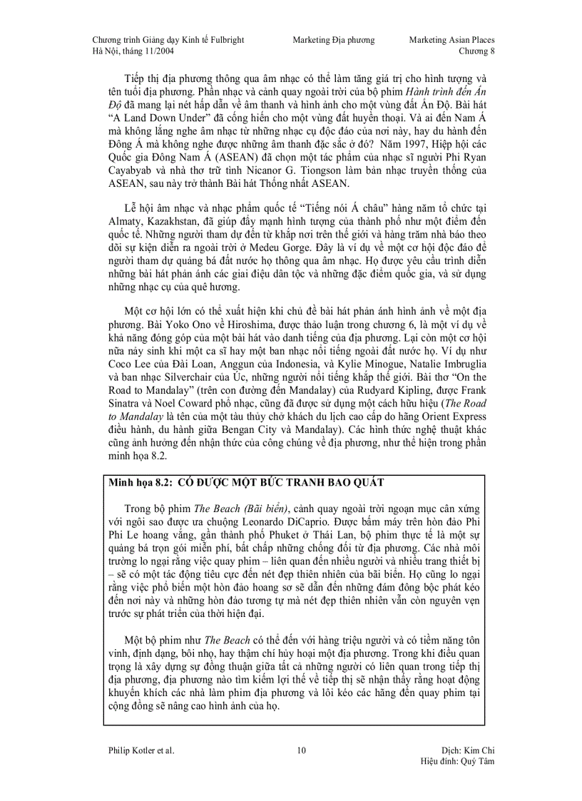 image for page Phổ biến hình tượng và thông điệp của địa phương