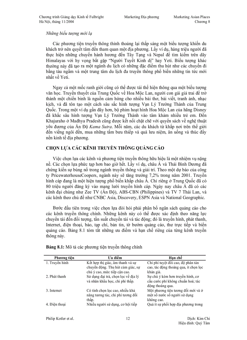 image for page Phổ biến hình tượng và thông điệp của địa phương