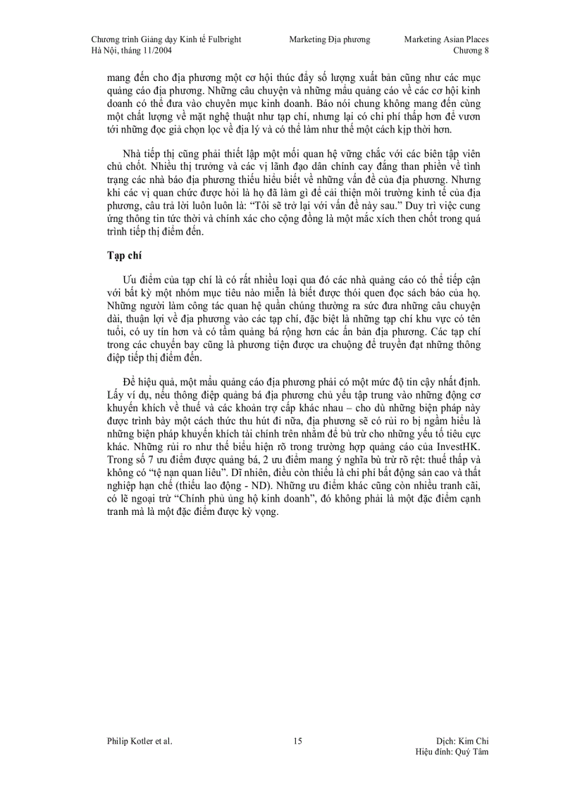 image for page Phổ biến hình tượng và thông điệp của địa phương