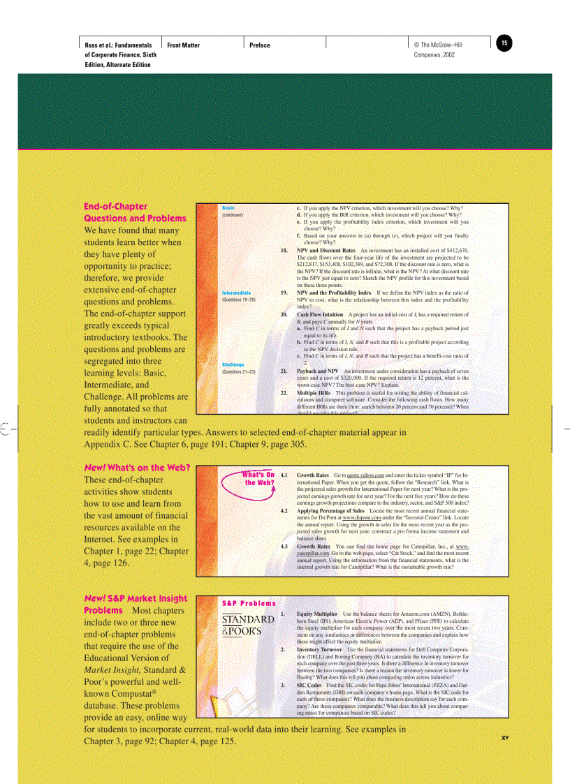 image for page Fundamentals of Corporate Finance