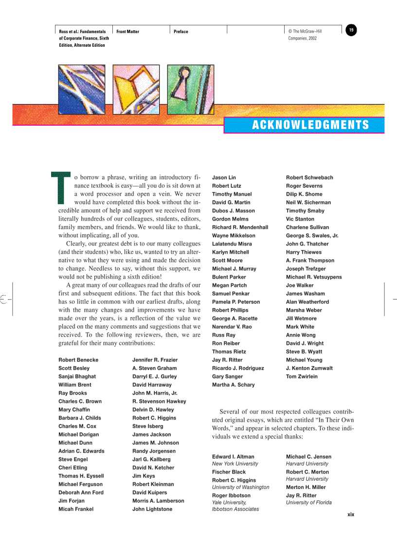 image for page Fundamentals of Corporate Finance