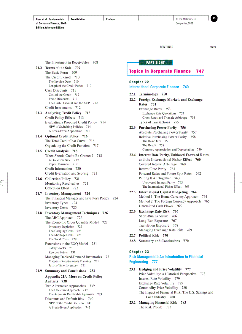 image for page Fundamentals of Corporate Finance