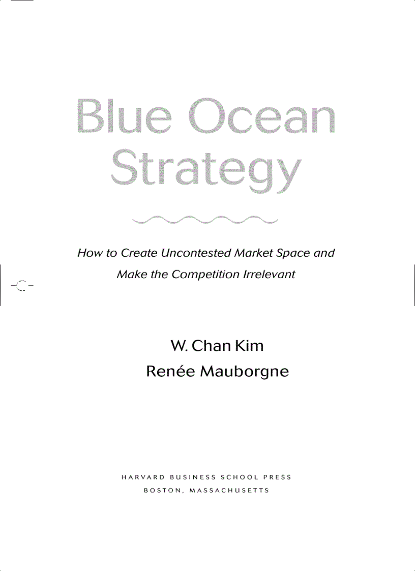 Chiến lược Blue Ocean