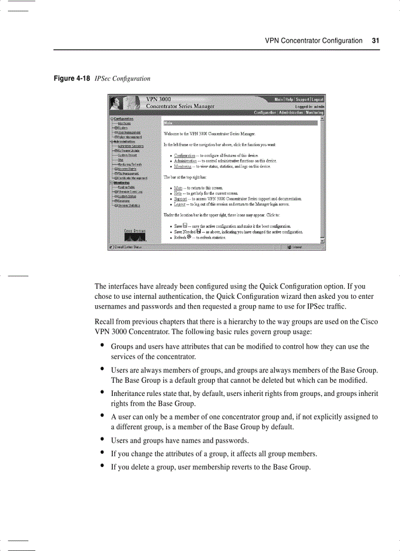 image for page Configuring Cisco VPN 3000 for Remote Access Using Preshared Keys