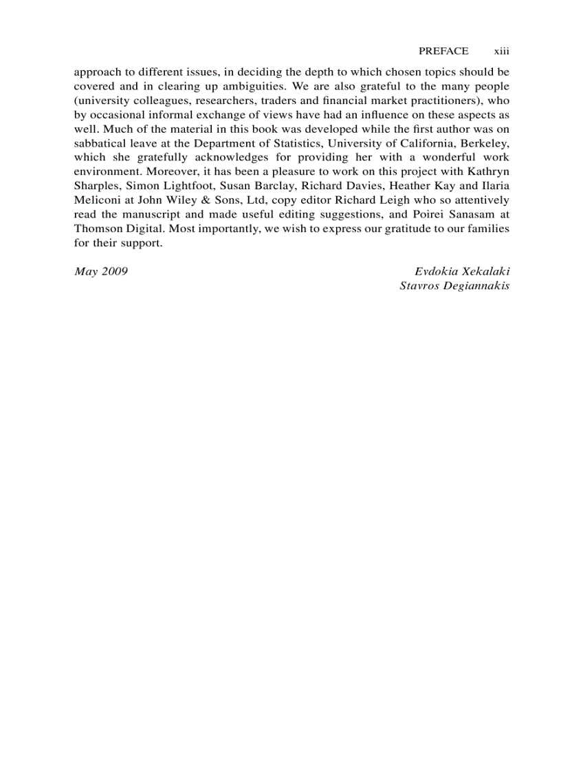 image for page ARCH Models for Financial Applications