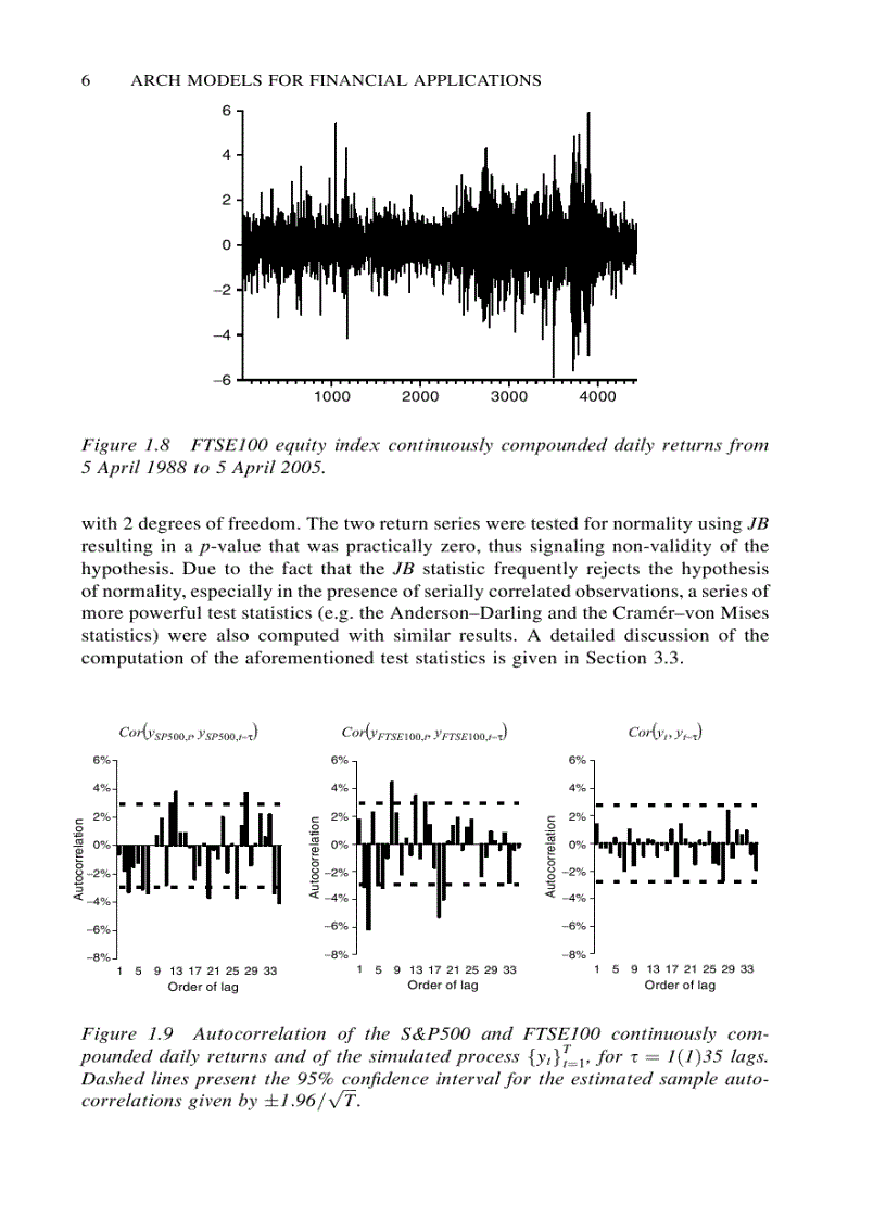 image for page ARCH Models for Financial Applications