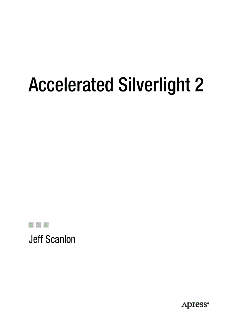 image for page Accelerated Silverlight 2
