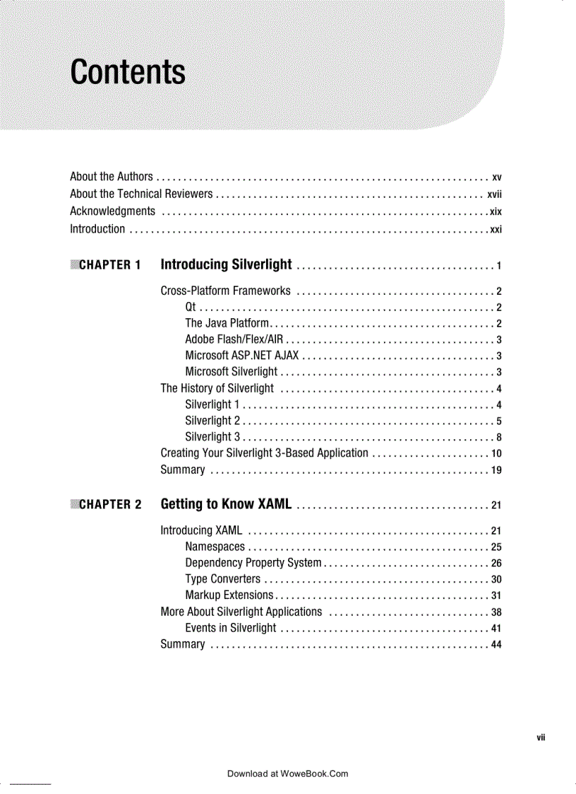 image for page Accelerated Silverlight 3