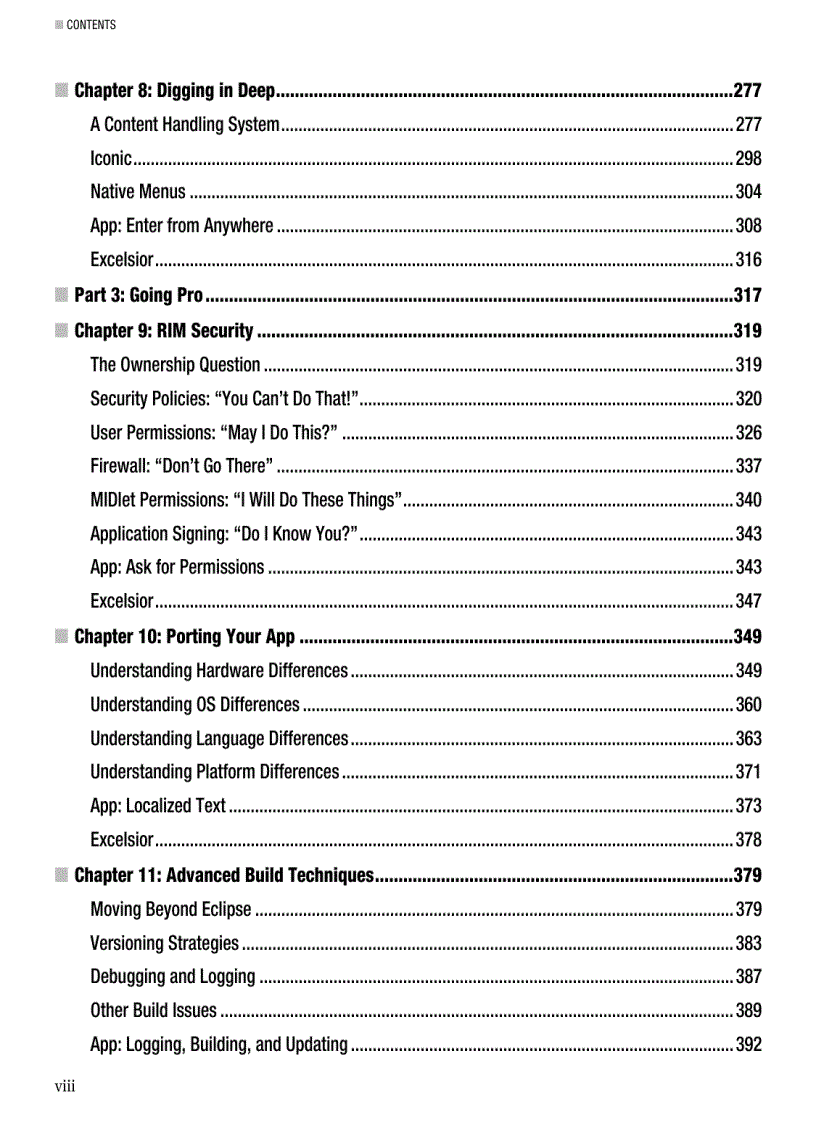 image for page Advanced BlackBerry Development