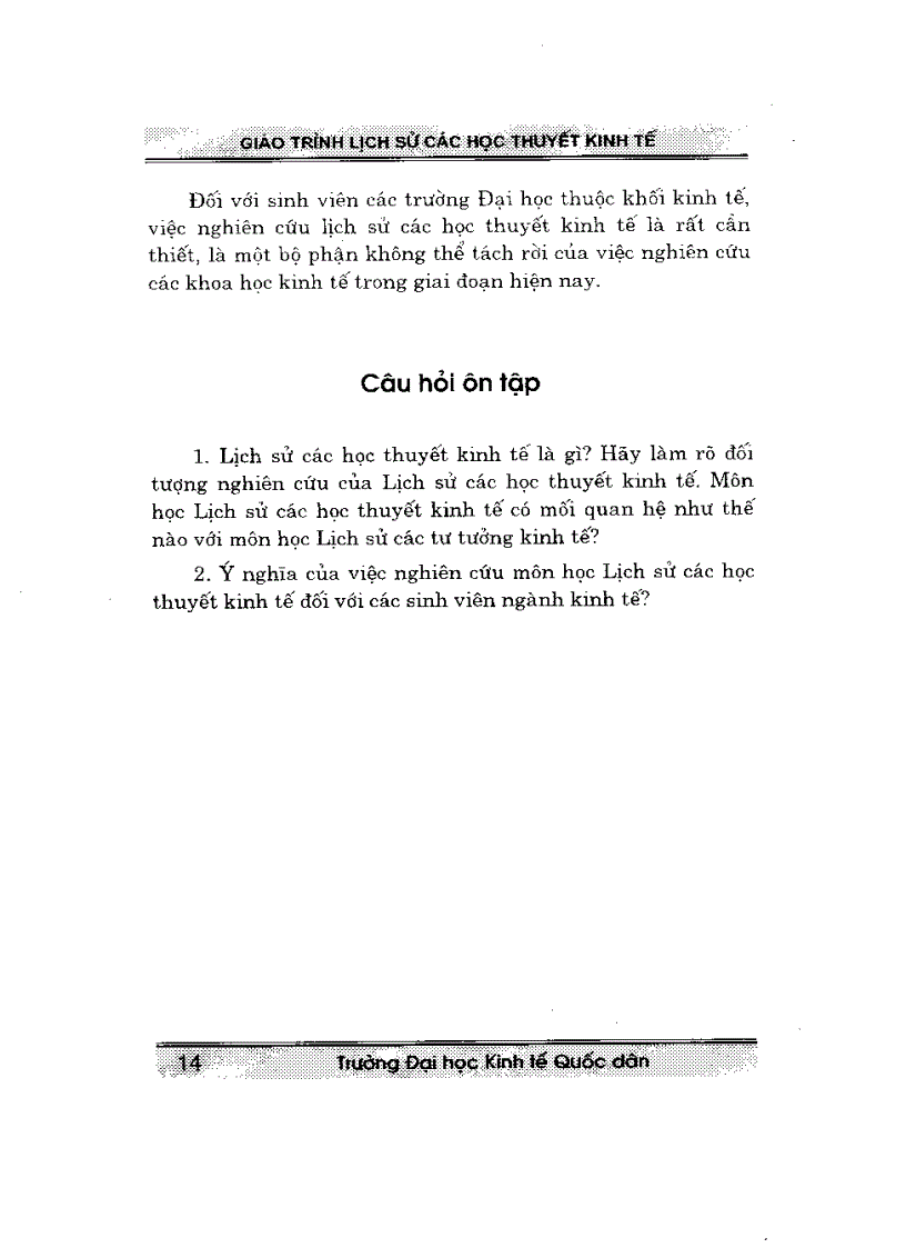 image for page Giáo trình lịch sử các học thuyết kinh tế