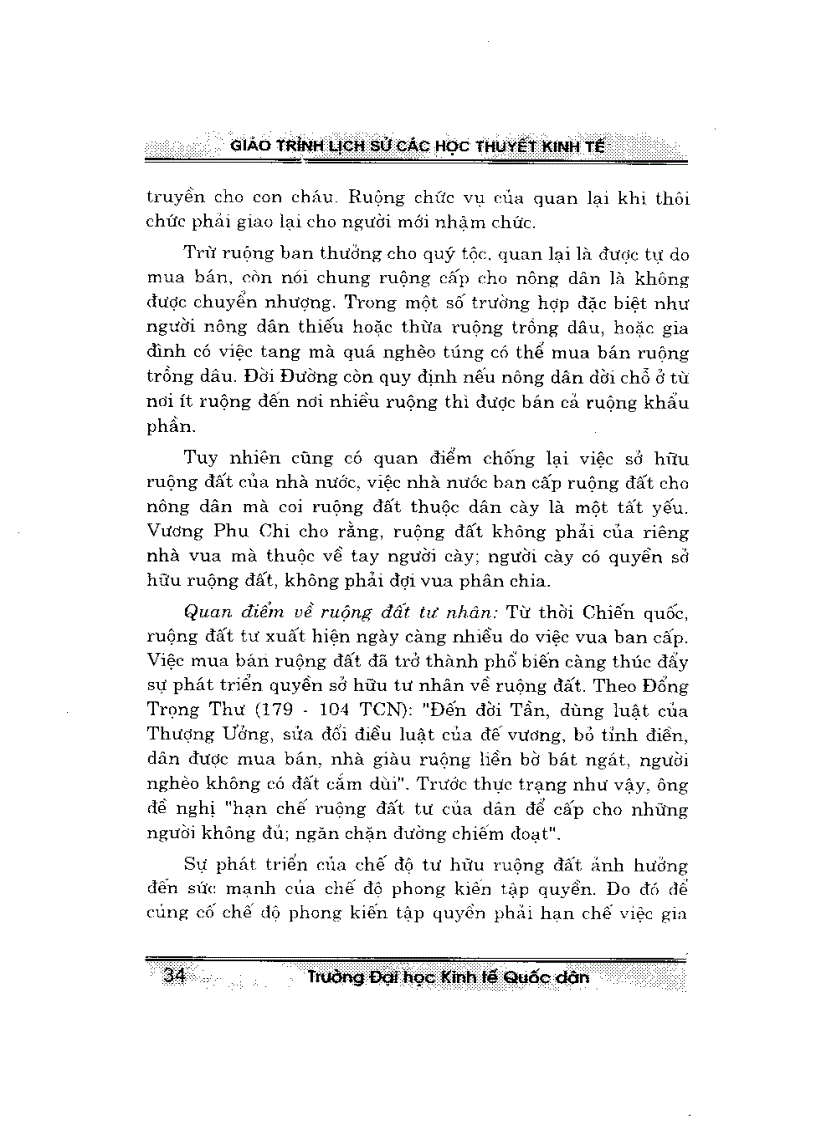 image for page Giáo trình lịch sử các học thuyết kinh tế