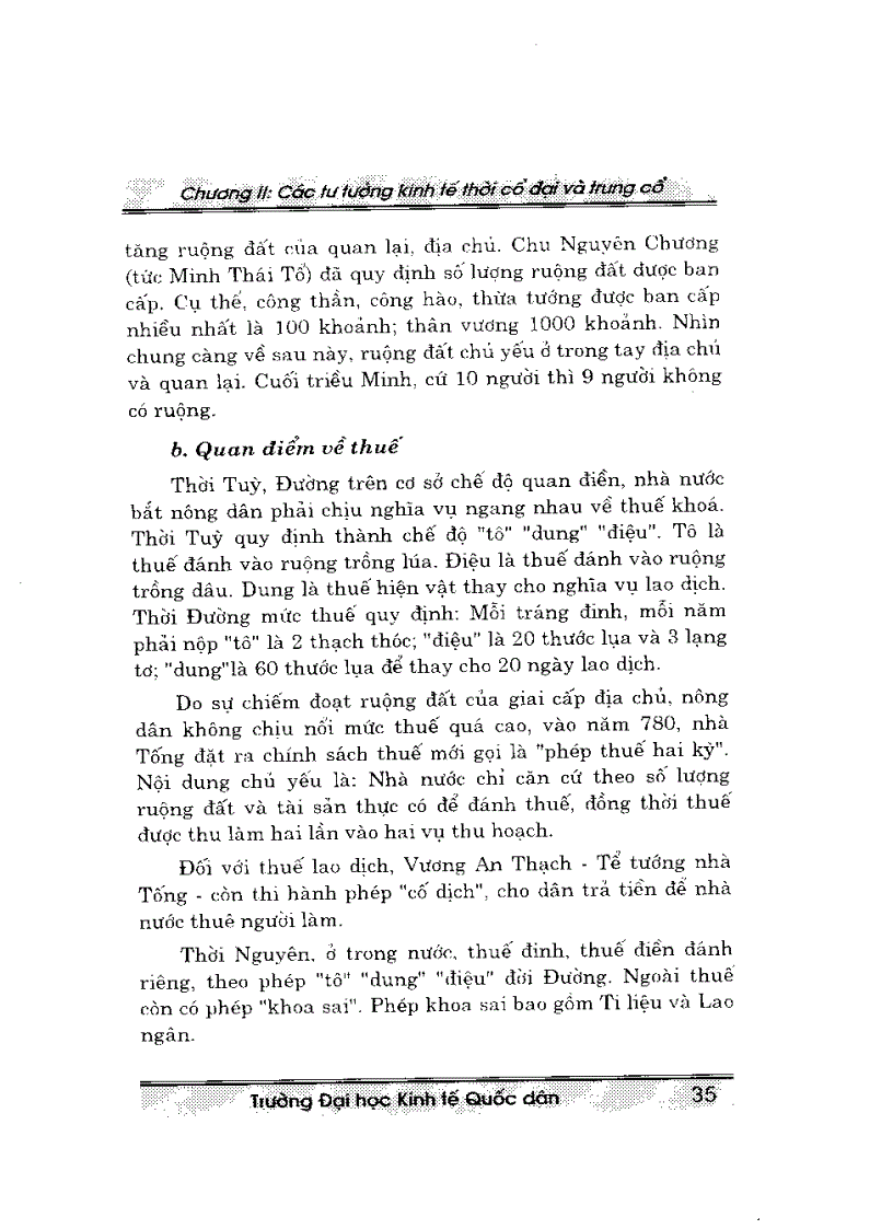 image for page Giáo trình lịch sử các học thuyết kinh tế