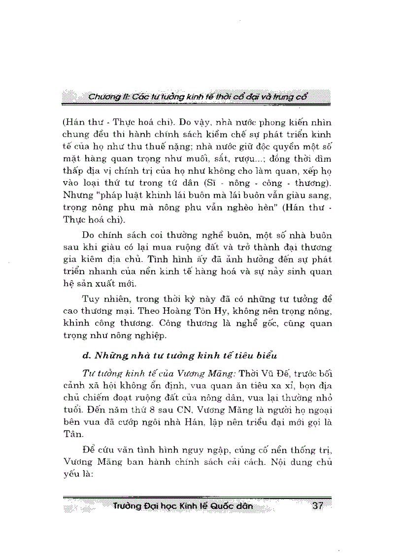 image for page Giáo trình lịch sử các học thuyết kinh tế