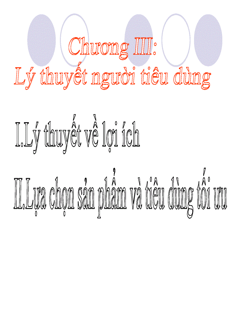 image for page Lí thuyết người tiêu dùng