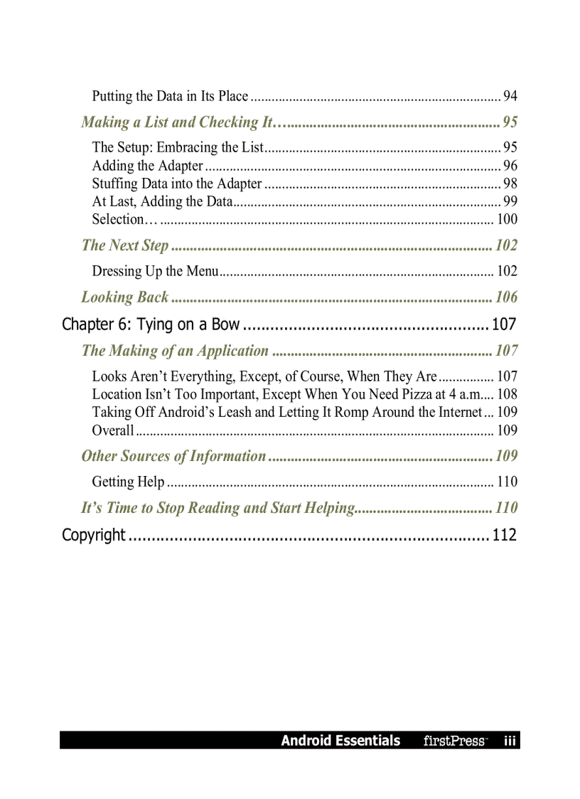 image for page Android Essentials