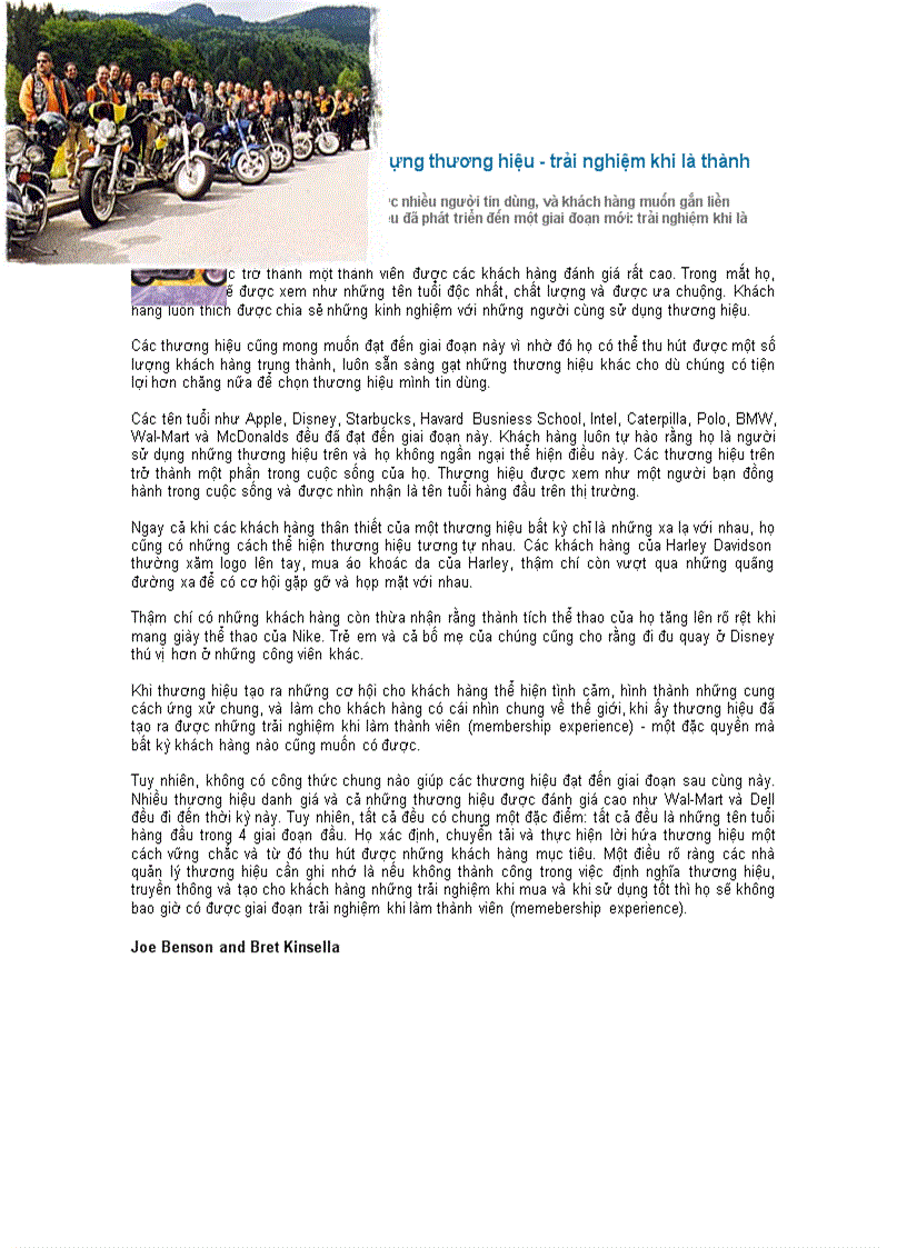 image for page Giai đoạn thứ năm trong xây dựng thương hiệu trải nghiệm khi là thành viên