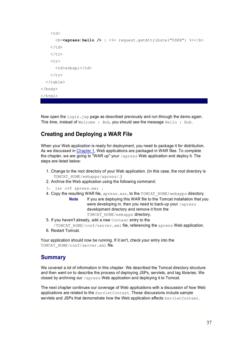 image for page Apache Jakarta Tomcat