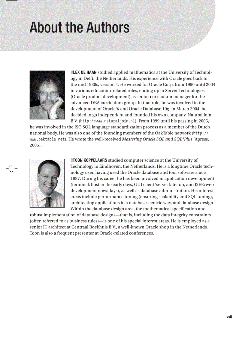 image for page Applied Mathematics for Database Professionals