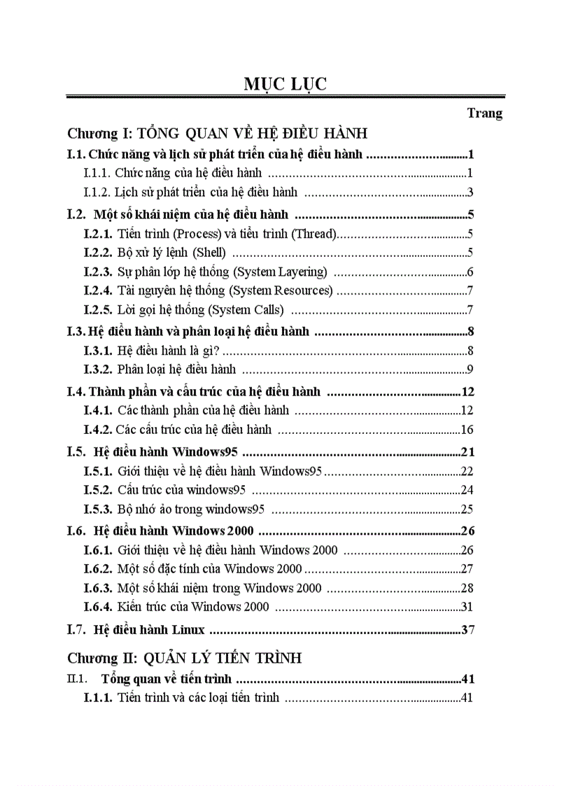 image for page Giáo trình lý thuyết hệ điều hành