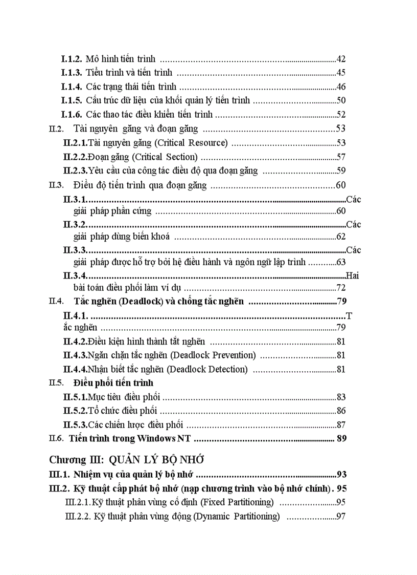 image for page Giáo trình lý thuyết hệ điều hành