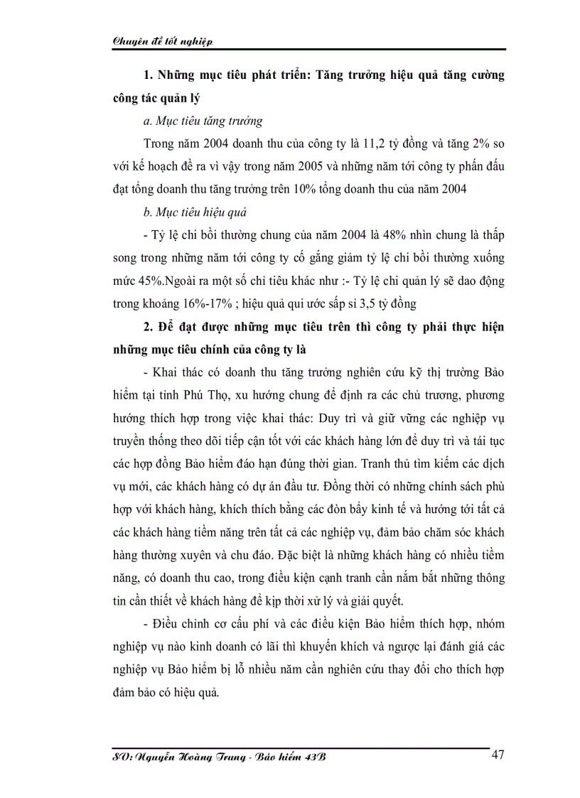 image for page Một số kiến nghị và giải pháp nhằm nâng cao hiệu quả khai thác của đại lý bảo hiểm Phú Thọ 5 phần 1