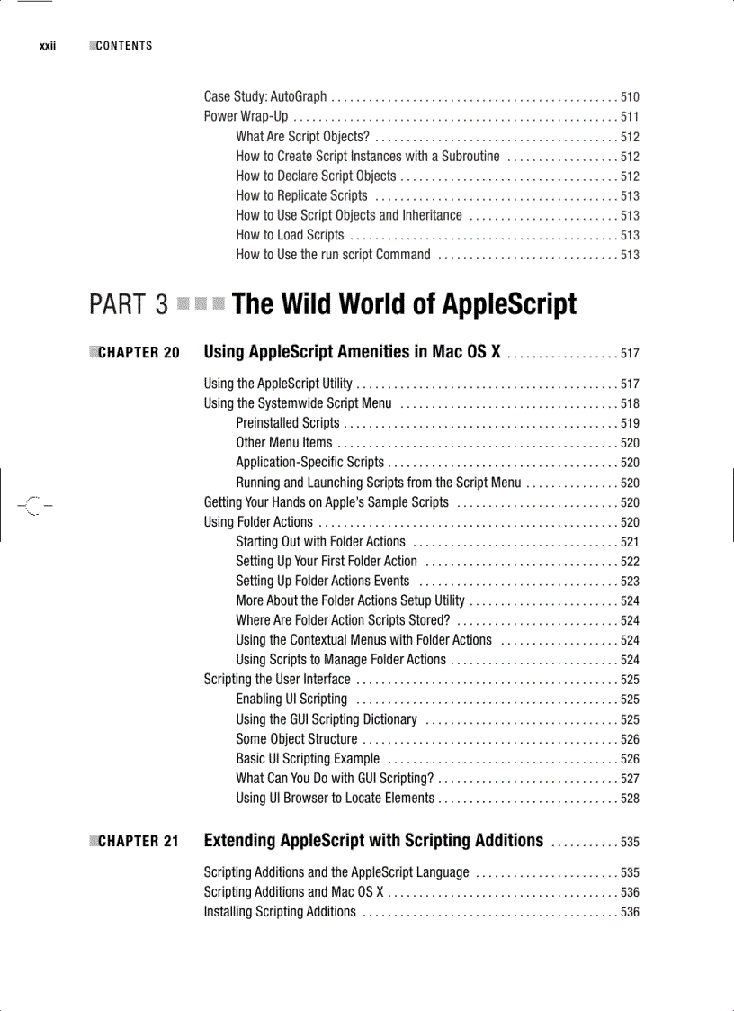 image for page AppleScript The Comprehensive Guide to Scripting and Automation on Mac OS X Second Edition