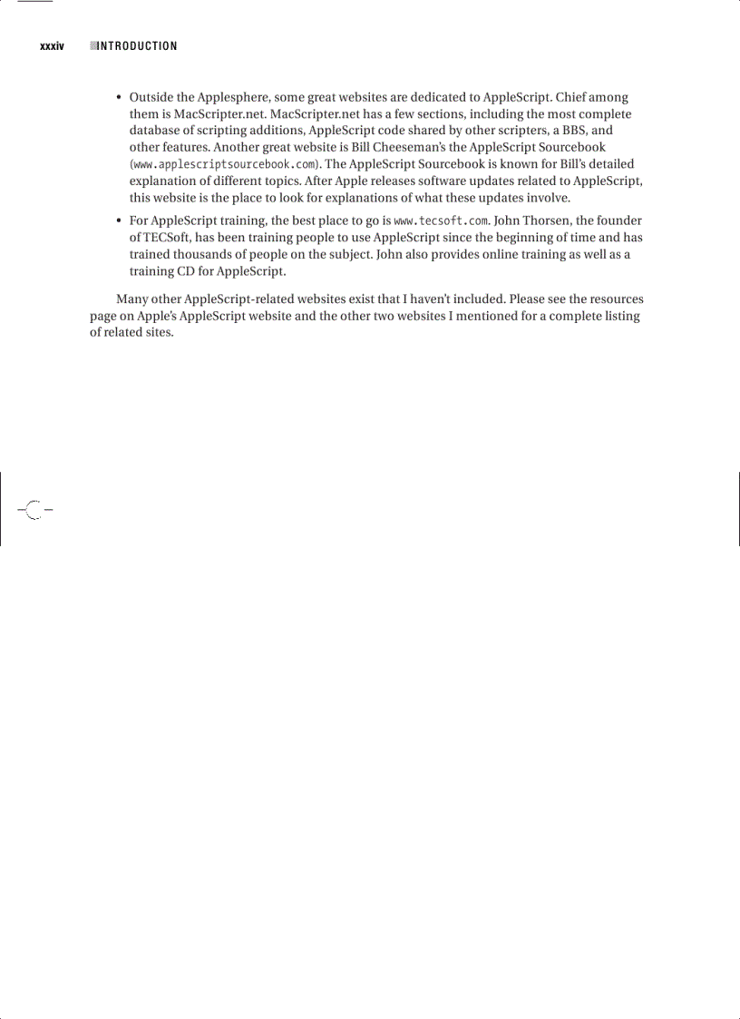 image for page AppleScript The Comprehensive Guide to Scripting and Automation on Mac OS X Second Edition