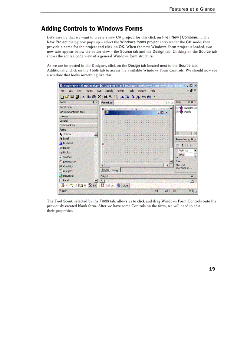 image for page Dissecting a C Application Inside SharpDevelop