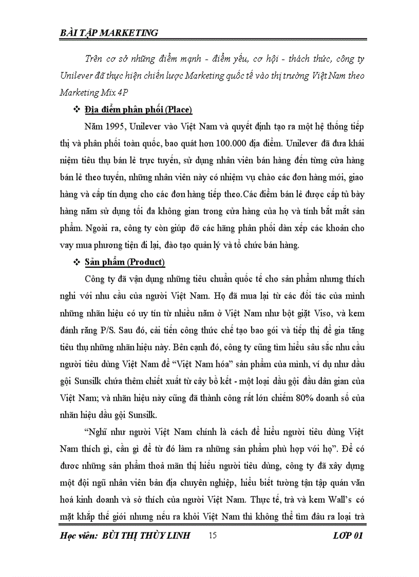 image for page Bài tập marketing