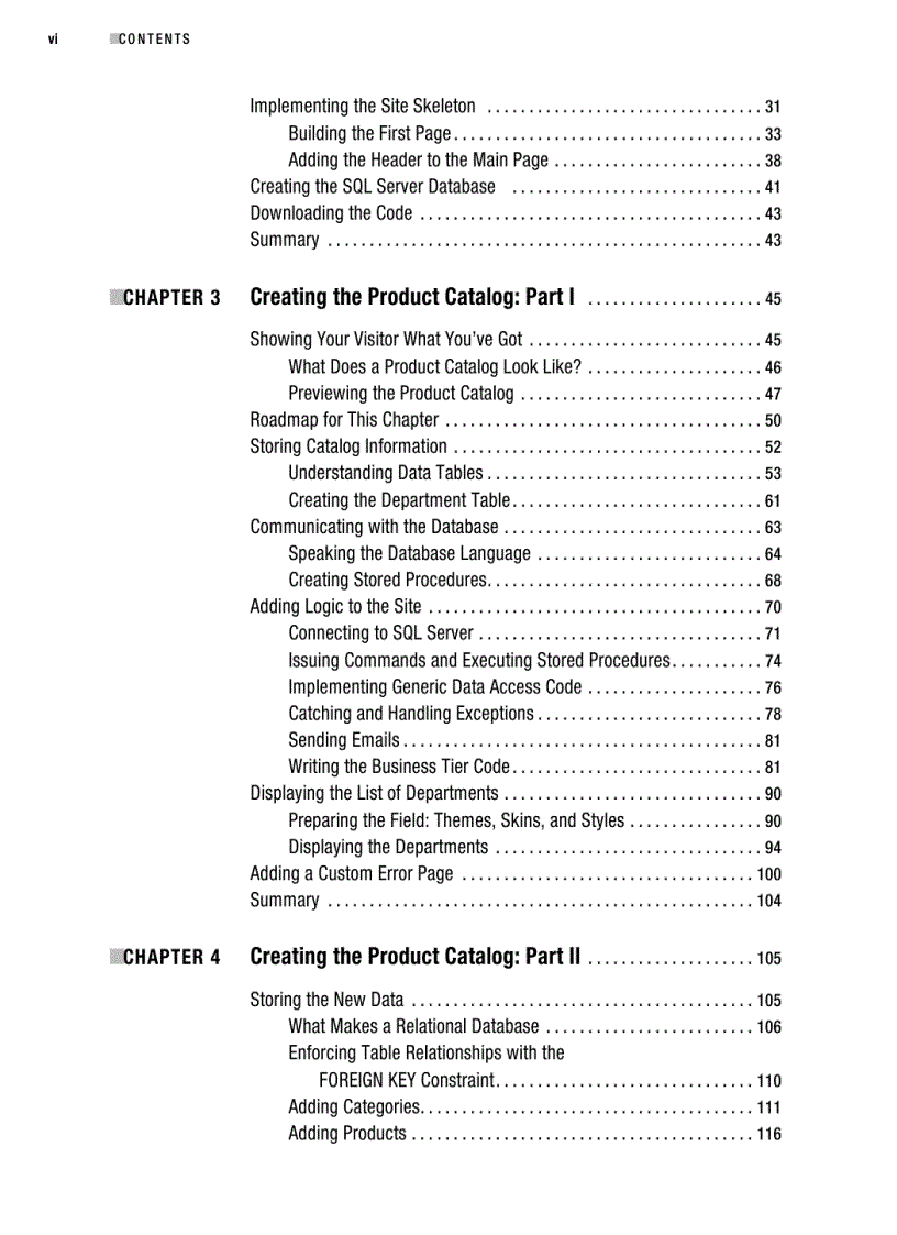 image for page Beginning ASP NET 2 0 E Commerce in C 2005 From Novice to Professional