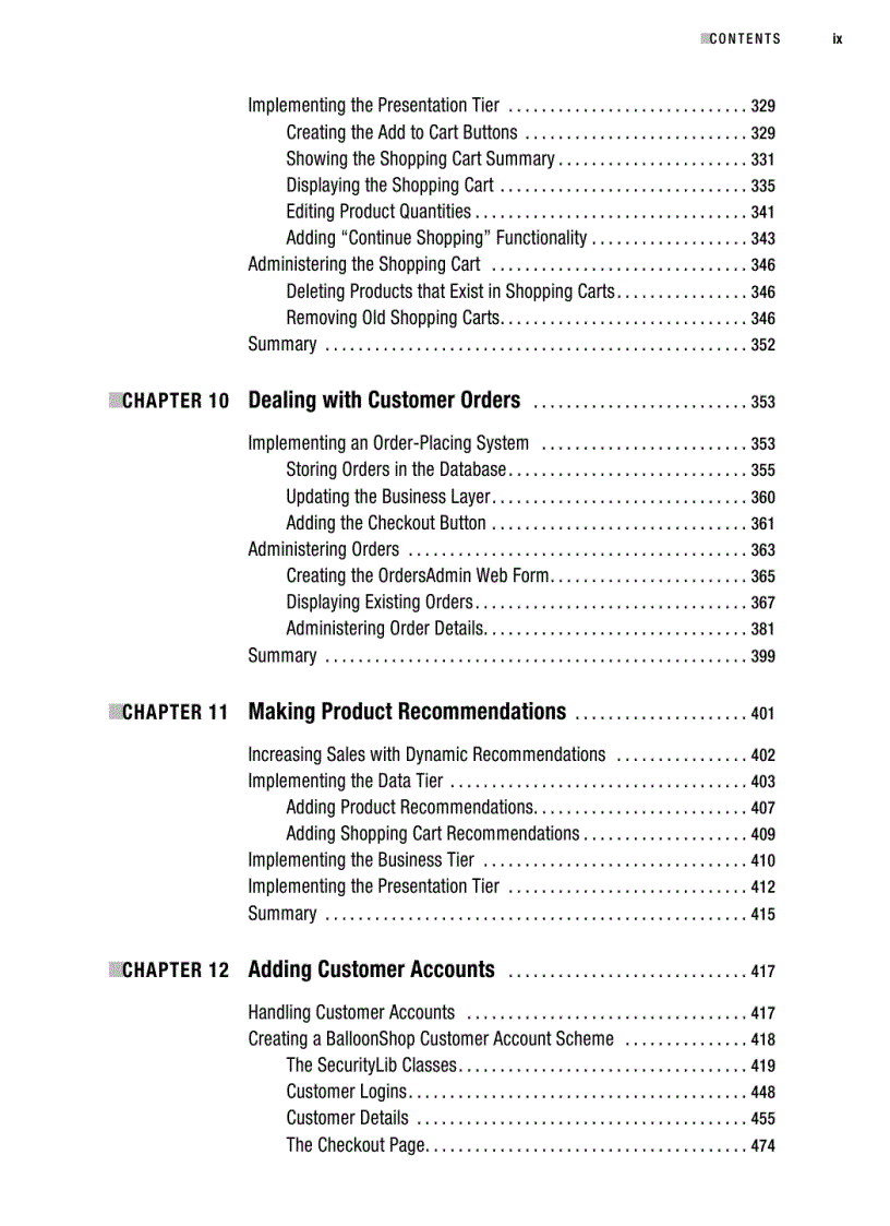 image for page Beginning ASP NET 2 0 E Commerce in C 2005 From Novice to Professional