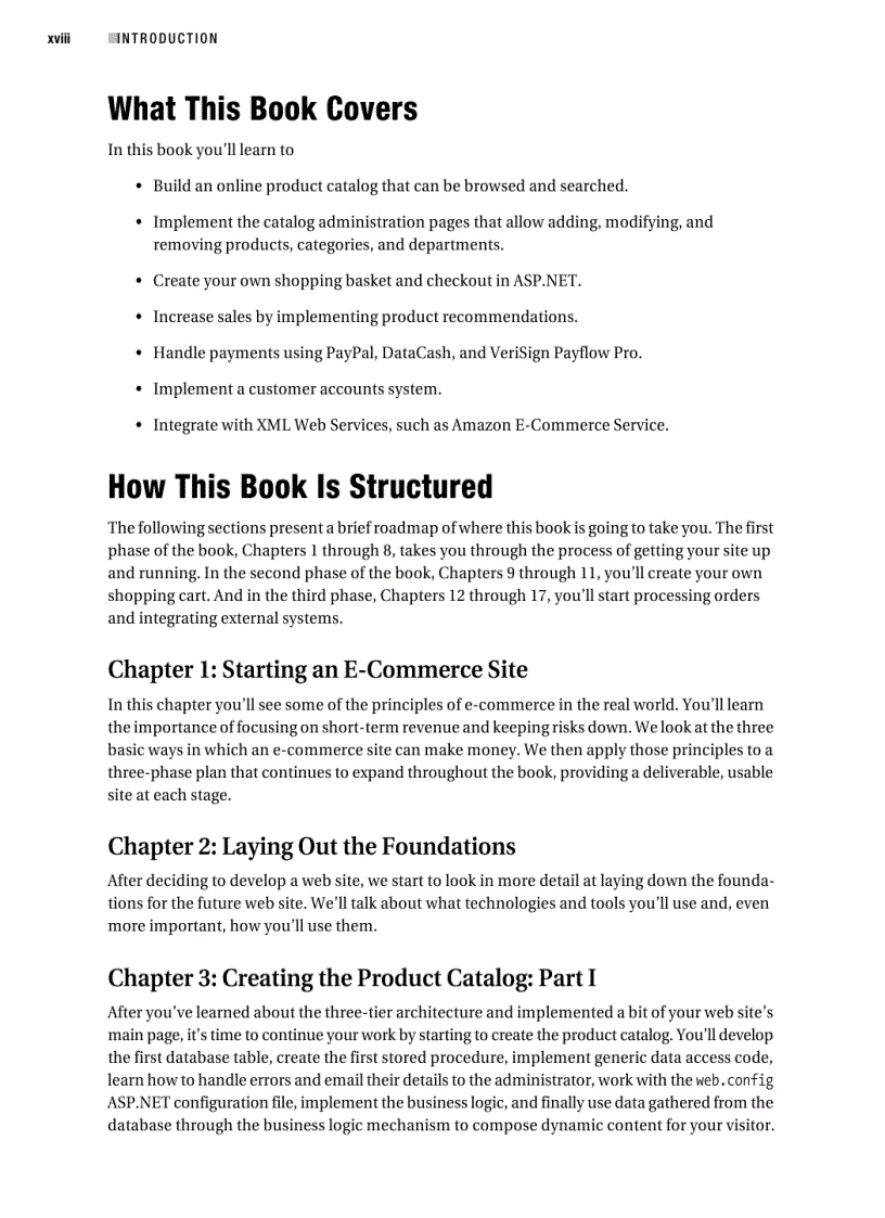 image for page Beginning ASP NET 2 0 E Commerce in C 2005 From Novice to Professional