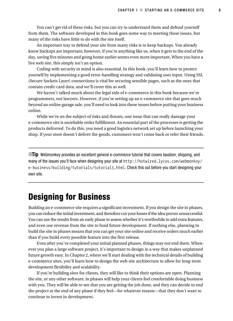 image for page Beginning ASP NET 2 0 E Commerce in C 2005 From Novice to Professional