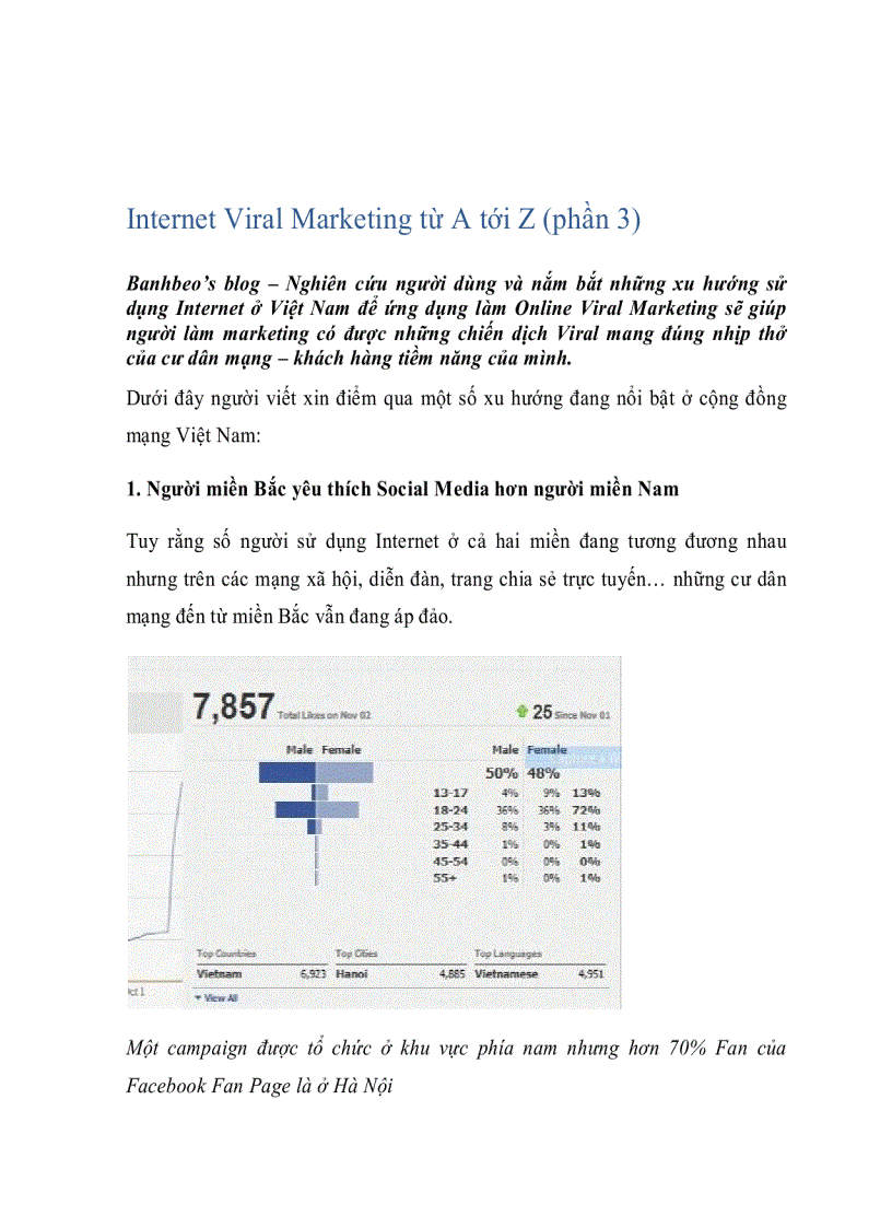 image for page Internet Viral Marketing từ A tới Z 3 PHẦN 2