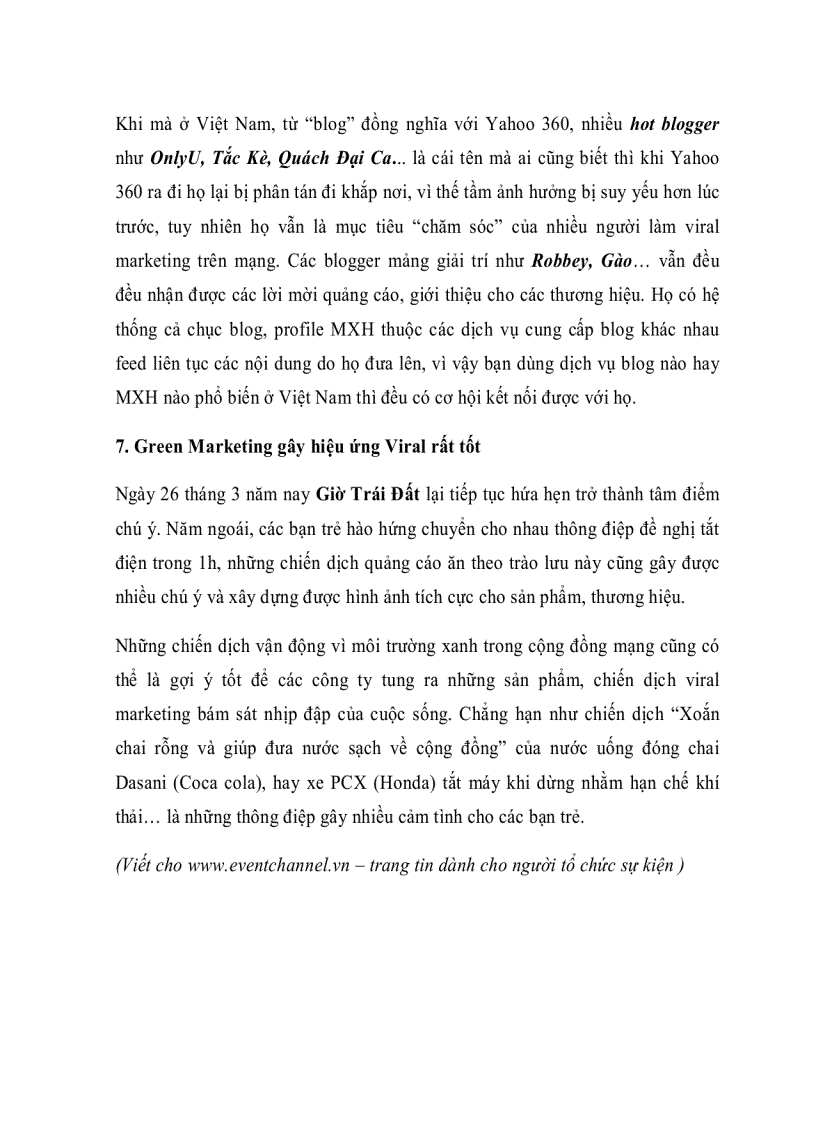 image for page Internet Viral Marketing từ A tới Z 3 PHẦN 2