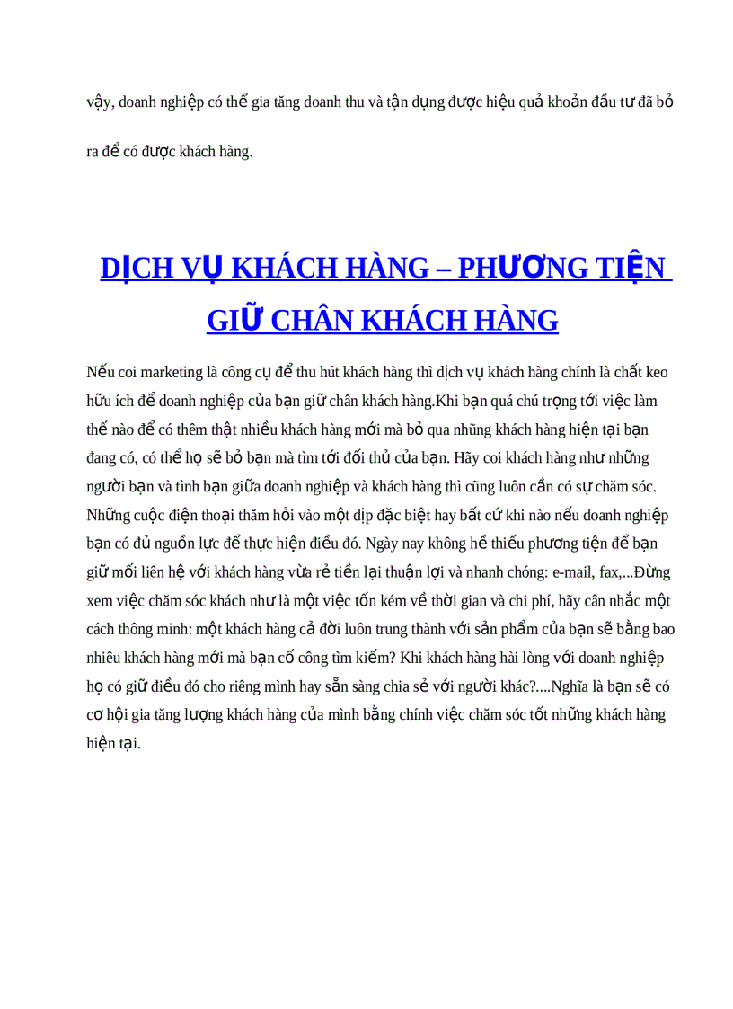 image for page Củng cố mối quan hệ với khách hàng
