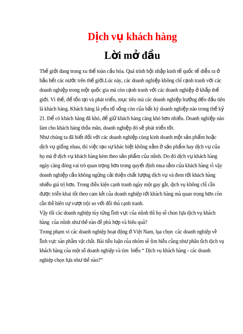 image for page Dich vụ khách hàng