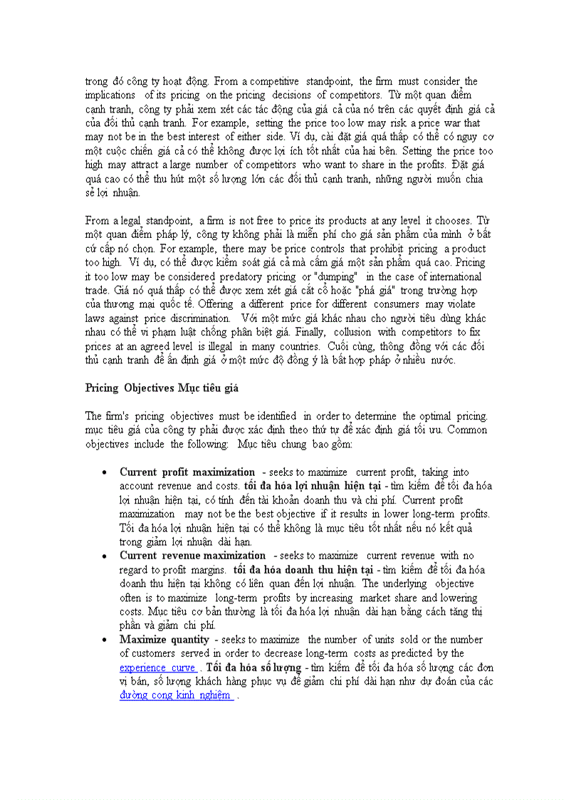 image for page Chiến lược giá 2