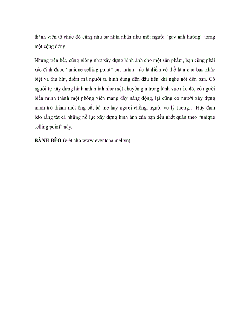 image for page 5 tuyệt chiêu xây dựng hình ảnh cá nhân Self branding