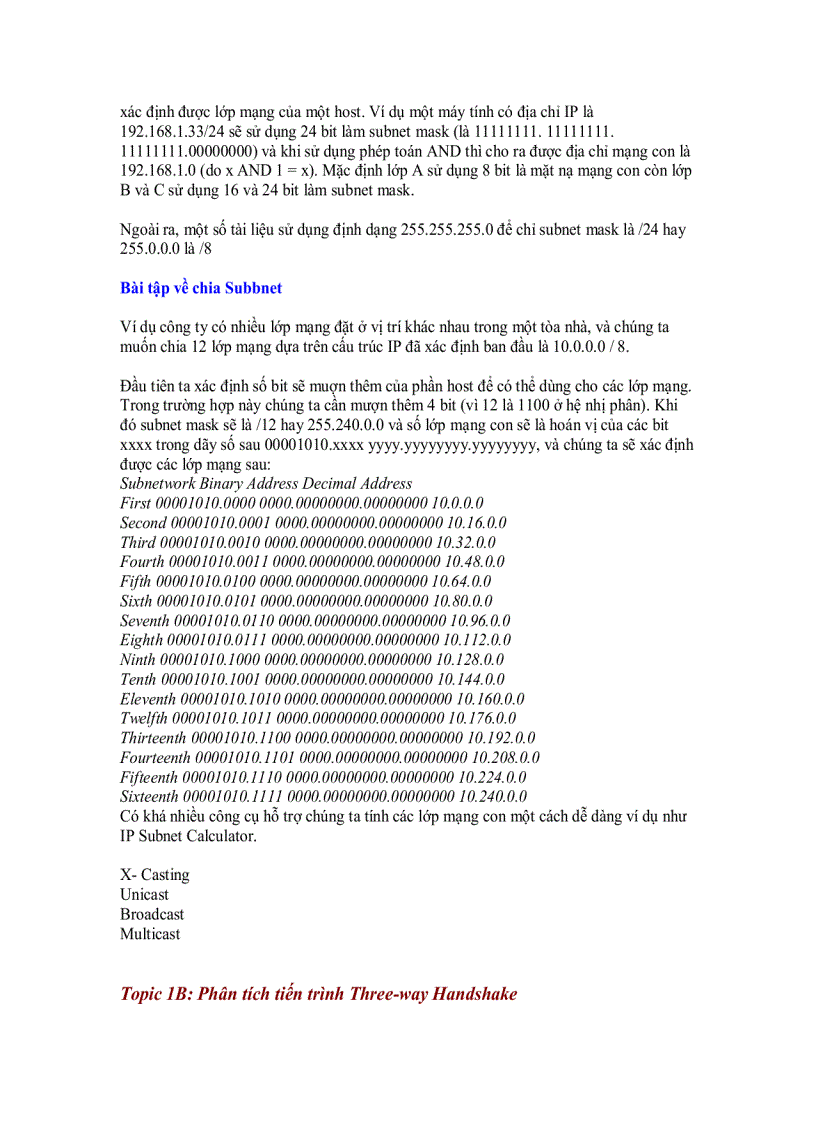 image for page TCP IP nâng cao