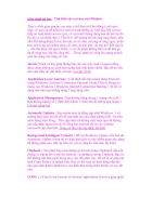 Giáo trình tin học Tìm hiểu các services của Window