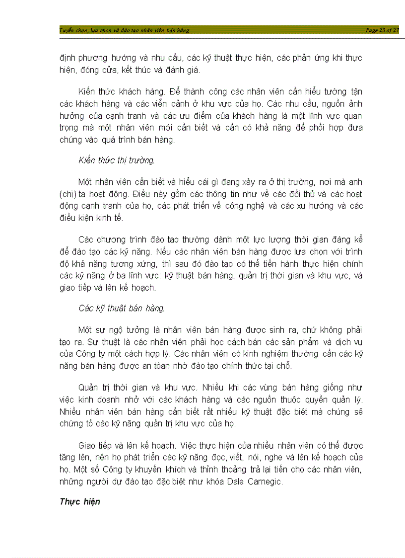 image for page Tuyển dụng lựa chọn và đào tạo nhân viên bán hàng