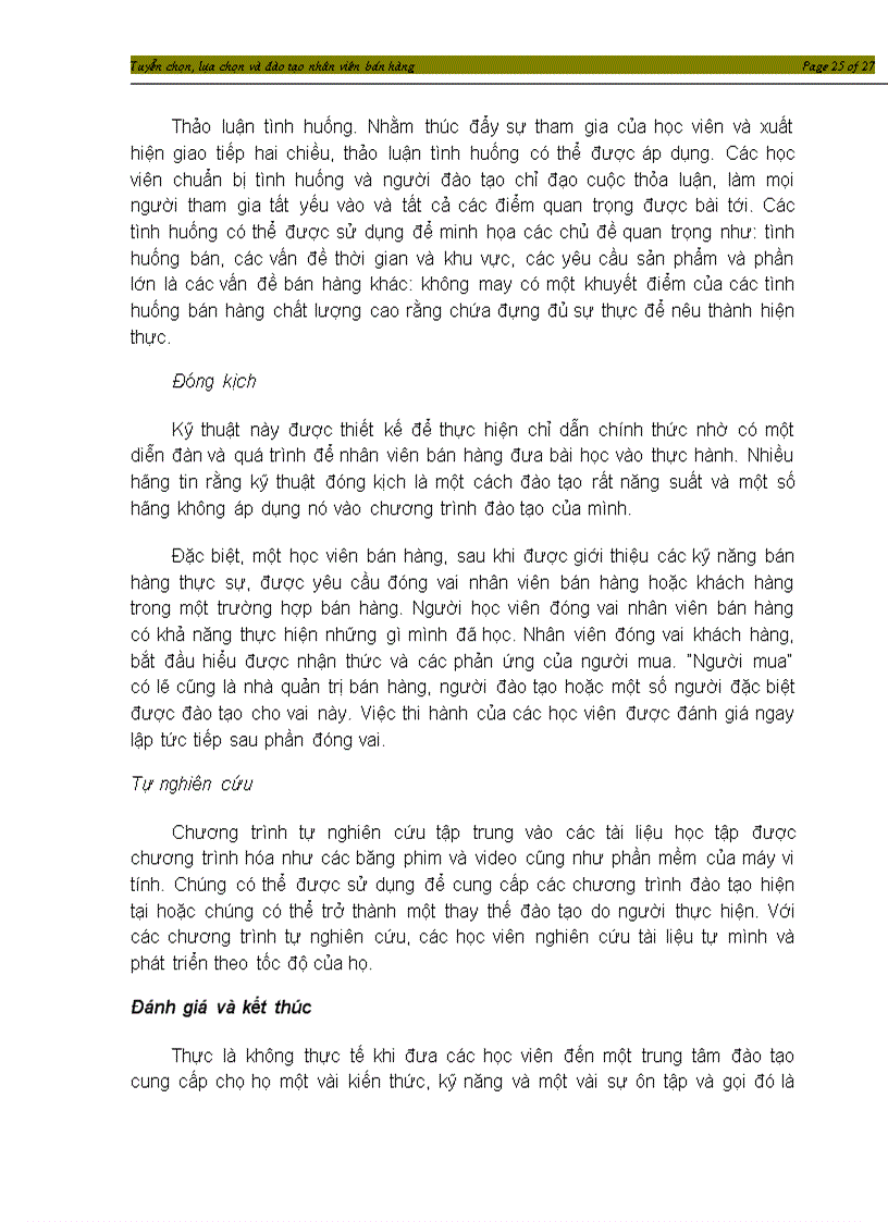 image for page Tuyển dụng lựa chọn và đào tạo nhân viên bán hàng