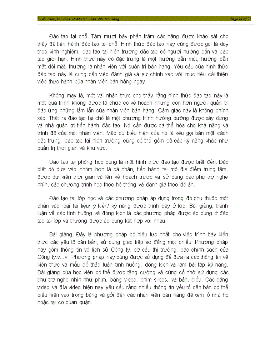 image for page Tuyển dụng lựa chọn và đào tạo nhân viên bán hàng 1