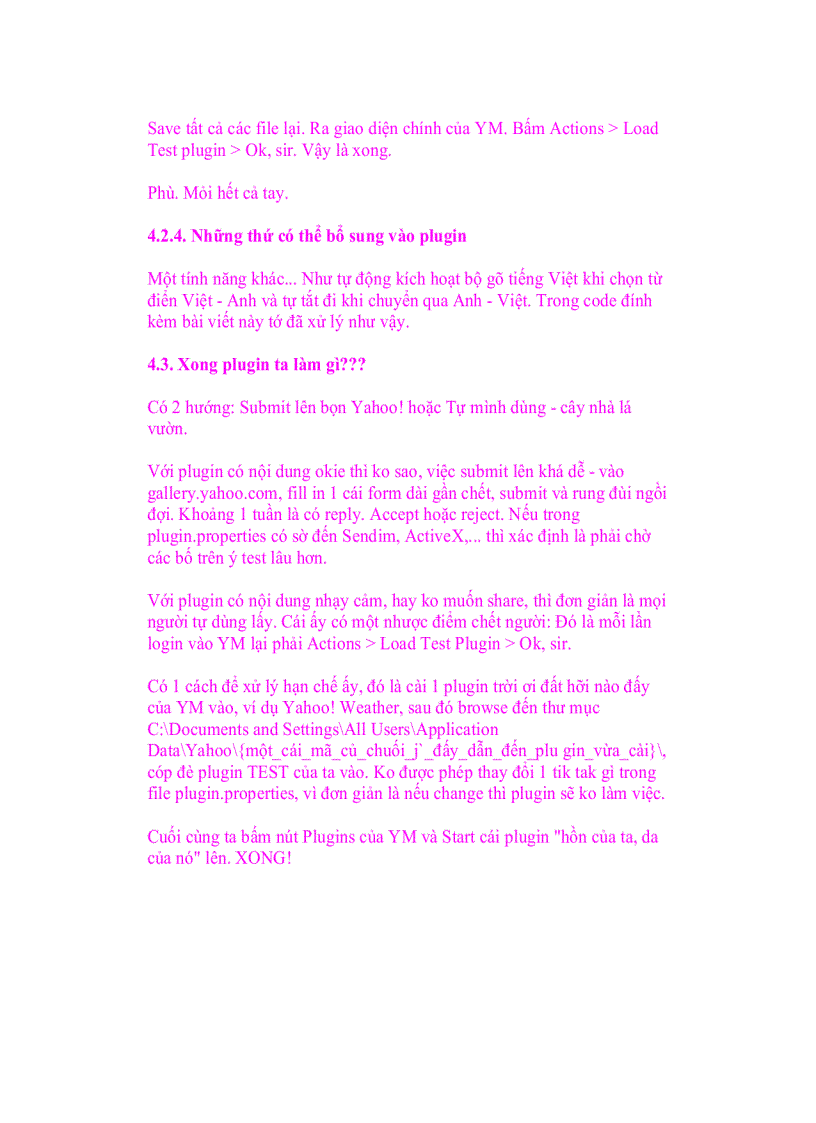 image for page Viết Plugin cho Yahoo Messenger 8