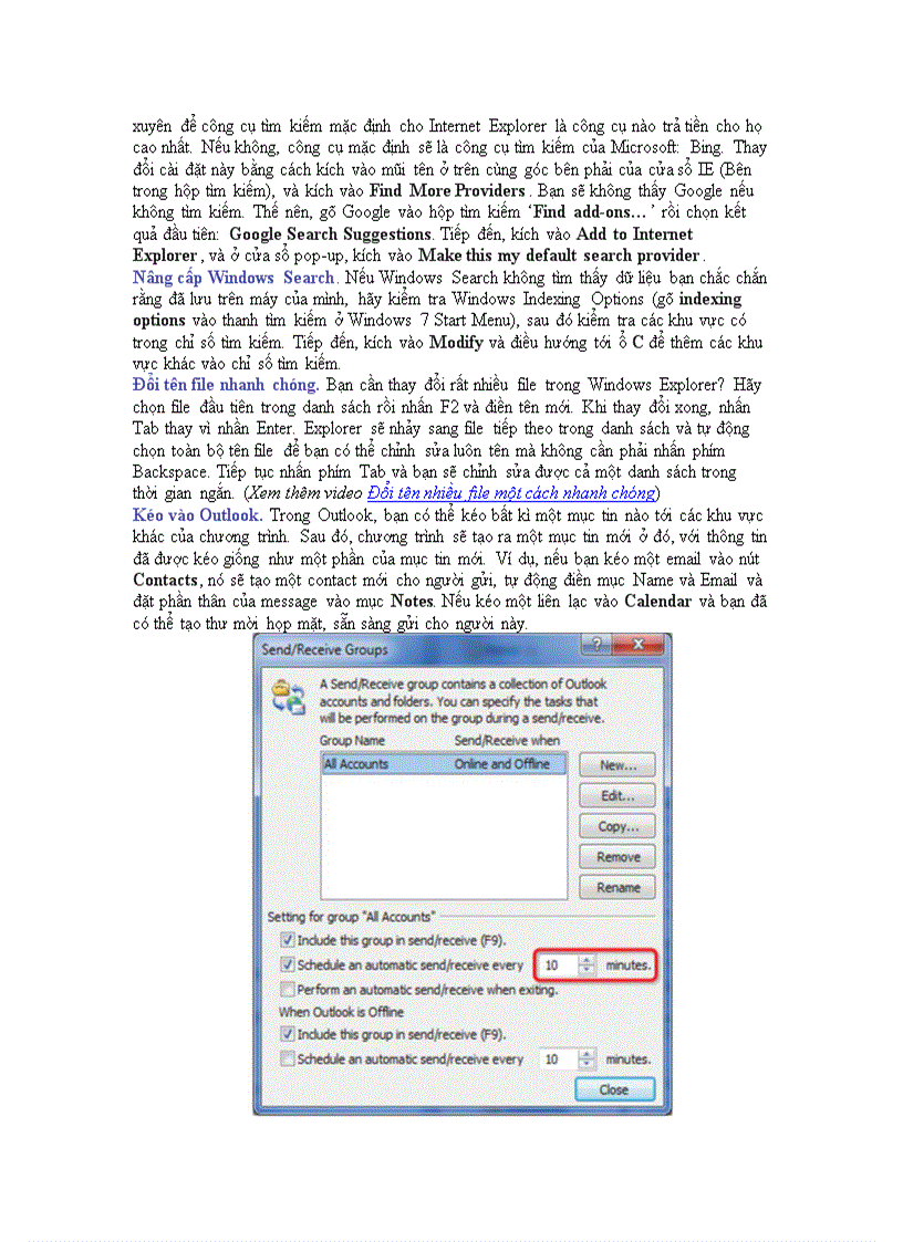 image for page Cách làm việc hiệu quả hơn trong Windows
