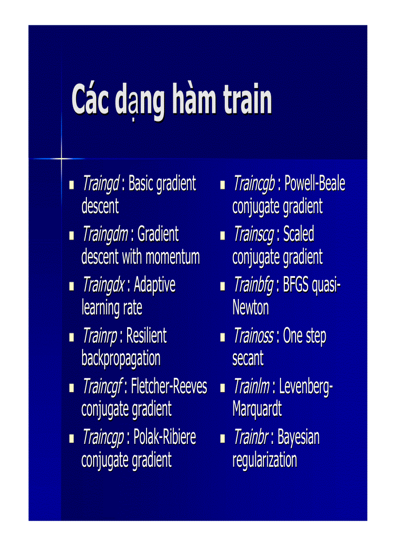 image for page Sử dụng matlab neural toolbox