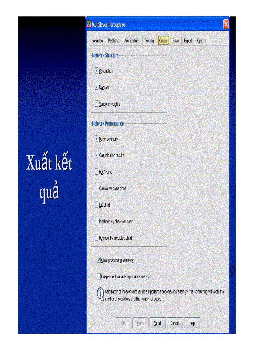 image for page Sử dụng SPSS để xây dựng mô hình ANN 1