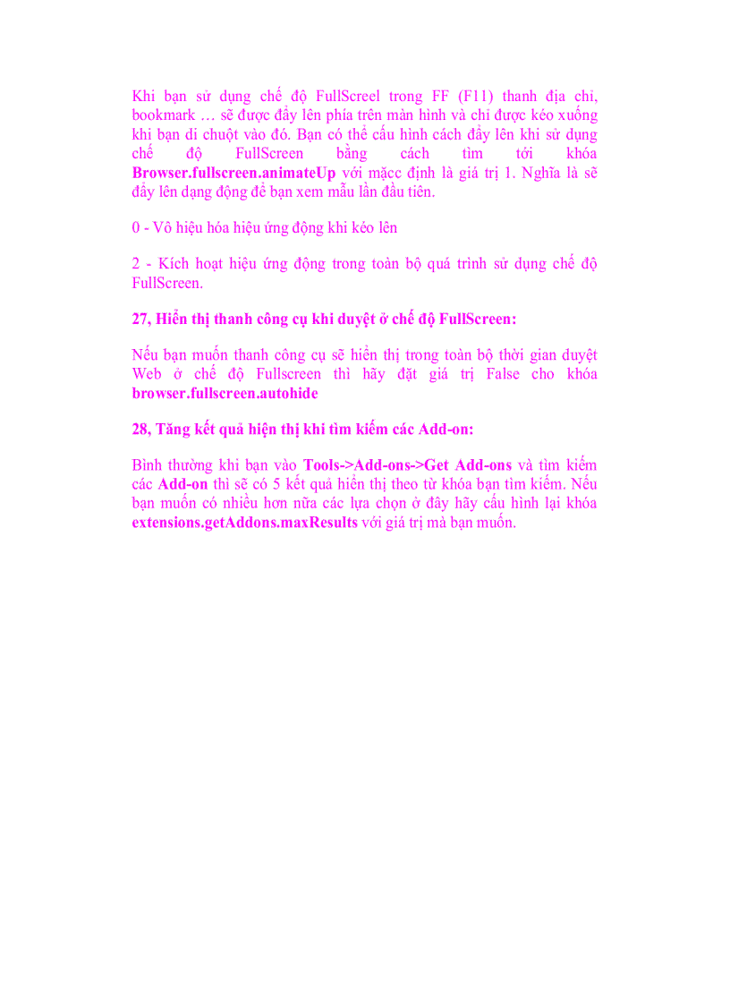 image for page Giáo trình tin học 28 thủ thuật giúp bạn Config Firefox theo ý mình