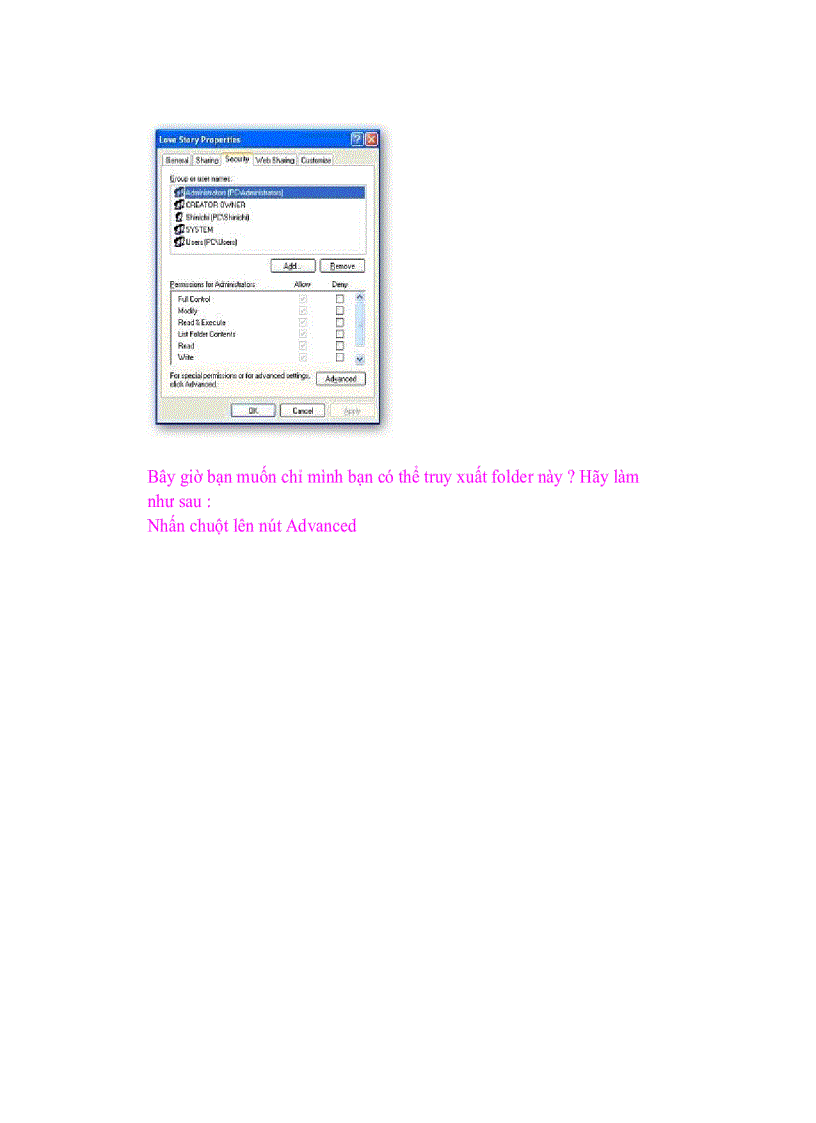 image for page Bảo vệ dữ liệu bằng hệ thống NTFS